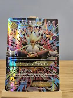 Pokemon M Alakazam EX Holo Card 118/124 Fates Collide Series Full Art Rare NM - Image 1