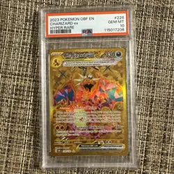 2023 Pokemon OBF Charizard EX Hyper Rare Card #228 PSA 10 Gem Mint - Image 3
