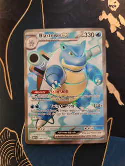Blastoise ex 184/165 S&V: 151 Ultra Rare Holofoil Pokemon Trading Card Game - Image 1