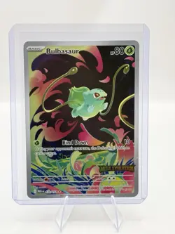 Pokemon Card TCG Bulbasaur 133/132 Mega Evolution Stamped Promo - Image 1
