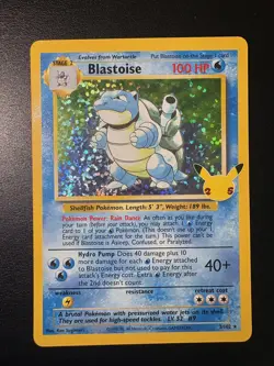 Pokemon TCG Blastoise Celebrations Classic Collection Card 2/102 - Image 1