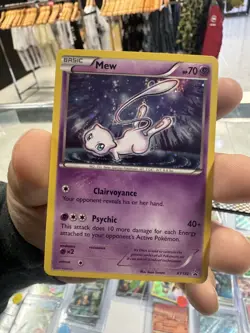 Mew XY192 XY Black Star Promo Cosmos Holo Pokemon TCG Card LP - Image 3
