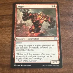 Anger - Commander: Adventures in the Forgotten Realms #113 MTG Magic The Gatheri - Image 1