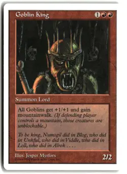 Goblin King Fourth Edition Rare - Image 1
