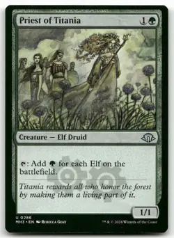 Priest of Titania #286 MTG Modern Horizons 3 NM X1 - Image 1