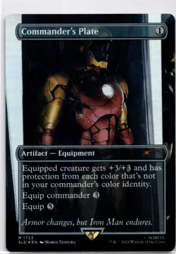 MTG Commander's Plate Rainbow Foil NM Secret Lair Drop Series M 1733 - Image 1
