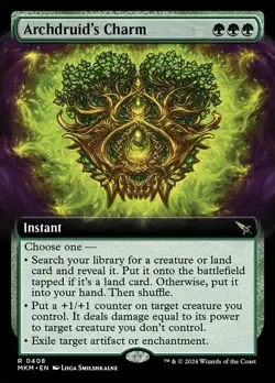 Archdruid's Charm (Extended Art) - MTG - Murders at Karlov Manor Regular #0408 - Image 1
