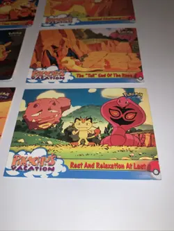 Pokemon Card C'mon, We Need Help Playtime Pikachu's Vacation Topps Lot Of 6 - Image 2