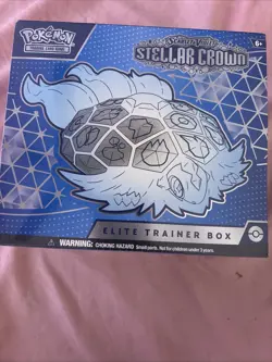 Pokemon TCG Scarlet and Violet Stellar Crown Elite Trainer Box - Image 1