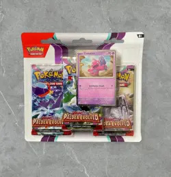 6x Pokemon Paldea Evolved 3 Pack Triple Blisters Brand New & Sealed - Image 3