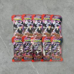 Pokemon TCG: 10x Destined Rivals Sleeved Booster Packs Brand New - Image 1