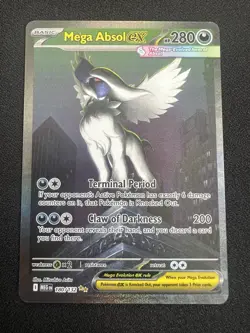 Mega Absol ex 180/132 Me01: Mega Evolution Holo Pokemon TCG Near Mint NM SIR - Image 1