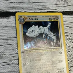 Pokemon TCG Steelix Neo Genesis 15/111 Holo 1st Edition Holo Rare - NM/LP - Image 4