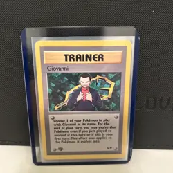 Giovanni - 1st Edition - 104/132 Gym Challenge - Pokemon TCG - 2000-NM - Image 1