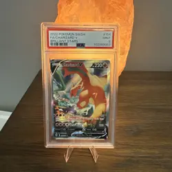 2022 Pokemon SWSH FA/Charizard v Brilliant Stars PSA 9 #154 - Image 1