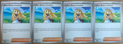 Lillie’s Determination 4X Playset Pokemon TCG Mega Evolution ME01 119/132 - Image 1