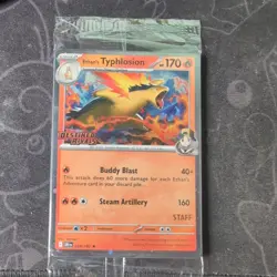 Pokemon TCG - Destined Rivals Pre-release STAFF Promo Pack Sealed Set Of 4 - Image 1