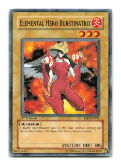 Elemental Hero Burstinatrix - YSD-EN008 1st Edition - YuGiOh-LP - Image 1