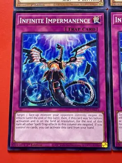3x Infinite Impermanence + 3x Ash Blossom & Joyous Spring | NM | YuGiOh! - Image 2