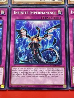 3x Infinite Impermanence + 3x Ash Blossom & Joyous Spring | NM | YuGiOh! - Image 3