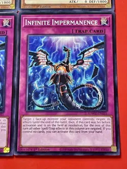 3x Infinite Impermanence + 3x Ash Blossom & Joyous Spring | NM | YuGiOh! - Image 4