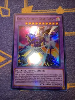 1x Chaos Ancient Gear Giant Super Rare RATE-EN041 VLP - Image 1