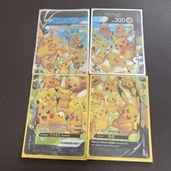 Pokemon TCG - Pikachu V-Union - SWSH139 - 142 - Celebrations Promo 4 Card Set - Image 1
