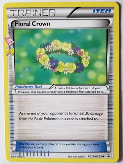 Floral Crown RC26/RC32 NM Generations Radiant Collection Pokemon Card Aya Kusube - Image 1