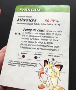 3 X Pokemon Wizards Promo Insert Extra Cards Meowth Kanto Birds Zapdos Moltres - Image 5