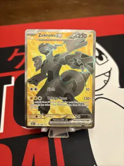 Pokemon TCG Zekrom EX Black Bolt 158/086 Ultra Rare Card SV NM Condition - Image 1