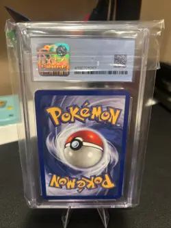 1999 Pokemon Fossil Tentacool 1st Edition CGC 9 Old Label Card Mint Slab - Image 2