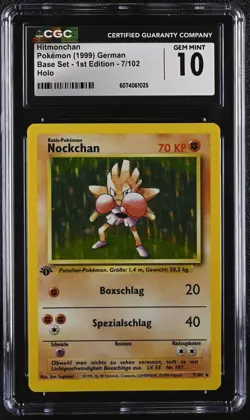 3 German CGC 10 Pokemon Cards Reserved - Image 4