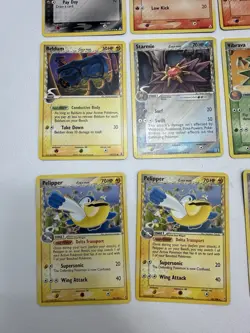 Lot Of 15 Pokemon TCG Cards Bundle Bagon Pelipper Magikarp Cloyster Beldum LP - Image 4