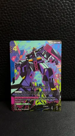 Gundam Card Game | GD02-001 Psycho Gundam LR+ - pack fresh - Image 1
