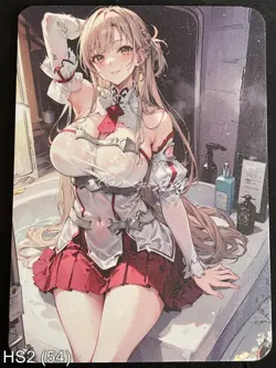 🔥 HS2 54 Asuna Sword Art Online Hot & Spicy Waifu Anime A6 Board Card - Image 1