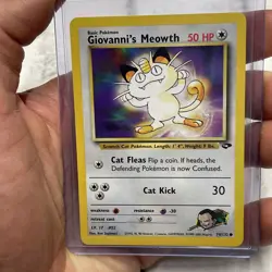 Pokemon - Giovanni's Meowth - Gym Challenge 74/132 - Common - NM/MT Vintage Card - Image 1