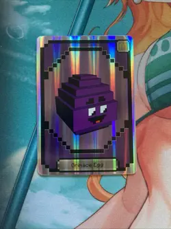 2025 A Minecraft Movie McDonald’s Grimace Egg Card With Unused Code! CARD ONLY - Image 1