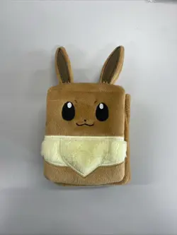 Pokemon Center Prismatic Plush Deck Case Eevee TCG Official Card Holder - Image 1