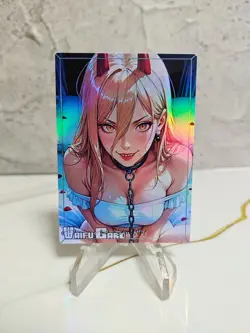 Power Trading Card Waifu Goddess Story Anime Girl holo Karte Manga Full Art - Image 1