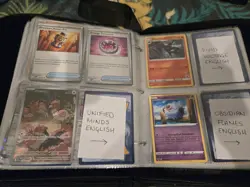 Pokemon TCG Card Collection Two Binders With Ex, Rev Holo, Full Art, 565 total - Image 1