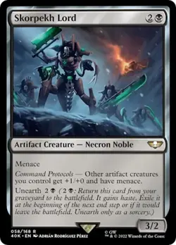 MTG English Skorpekh Lord (Surge Foil) NM Foil Universes Beyond: Warhammer 40K - Image 1