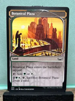 MTG TCG: Botanical Plaza 350, (Showcase) Streets of New Capenna - Image 1