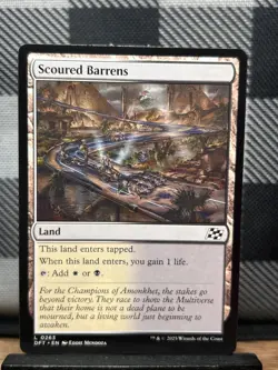 MTG TCG: Scoured Barrens 263, Aetherdrift - Image 1
