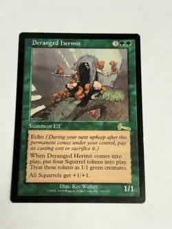 MTG Deranged Hermit - Urza’s Legacy 1999 #103/143 - Rare NM - Image 1