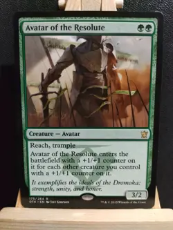 Avatar of the Resolute - Dragons of Tarkir - Rare - NM/LP (see pics) MTG - Image 1