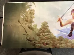 MAGIC THE GATHERING Theros Inspired 8ft Table Length Playmat Green - Image 2