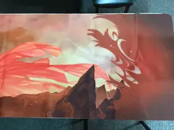 MAGIC THE GATHERING Theros Inspired 8ft Table Length Playmat Red - Image 4