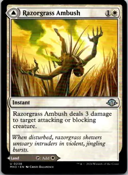 Magic the Gathering Razorgrass Ambush Modern Horizons 3 MTG Free Shipping! - Image 1