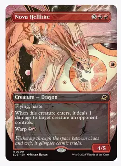 Nova Hellkite (Borderless) Edge of Eternities Foil - Image 1