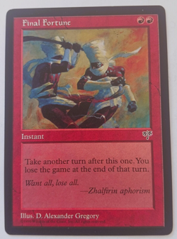 Final Fortune Mirage Magic the Gathering MTG Regular LP - Image 1